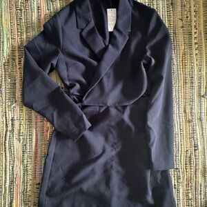 Abercrombie & Fitch Black open front wrap dress Dress